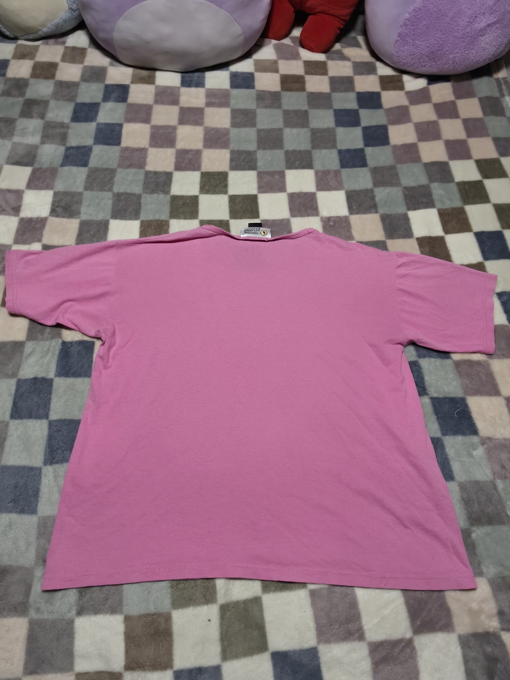 Women’s Pink Rhinestone Hummingbird Tee - Picture 6 of 6